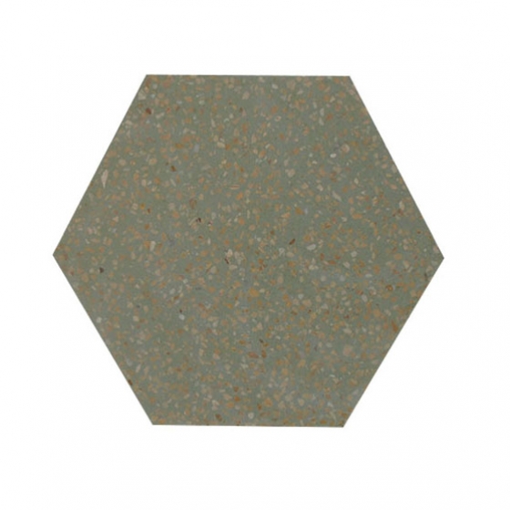 Bông Terrazzo lục giác trơn TH2-S7.14